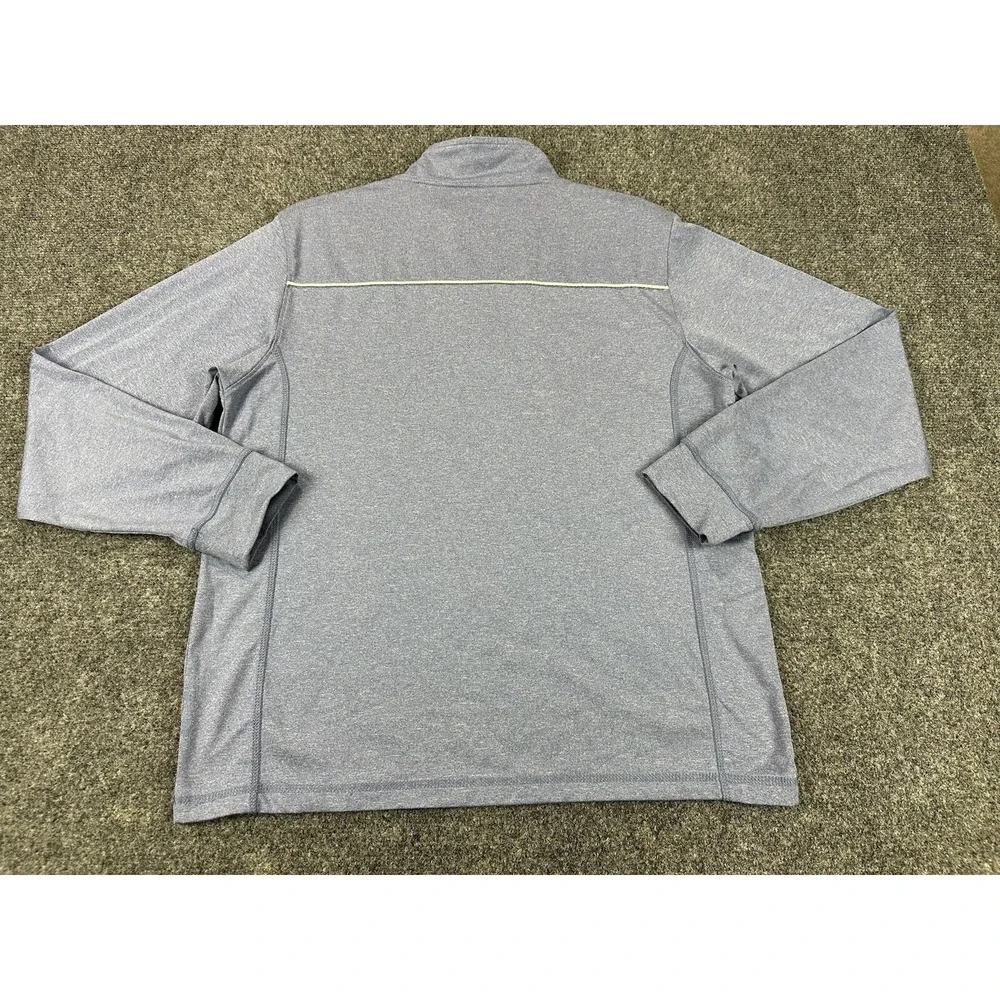 Johnnie O Prep Formance Lammie 1/4 Zip Pullover Shirt Size 16 Blue Lightweight - Picture 7 of 9